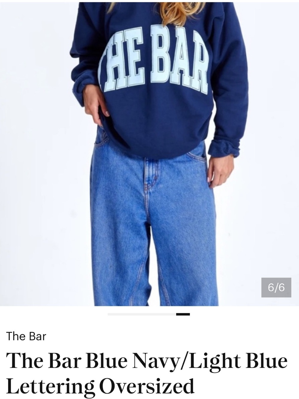 The Bar sweatshirt  sz3x